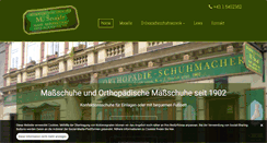 Desktop Screenshot of orthopaedie-schuhe.at