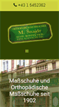 Mobile Screenshot of orthopaedie-schuhe.at