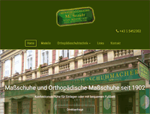 Tablet Screenshot of orthopaedie-schuhe.at